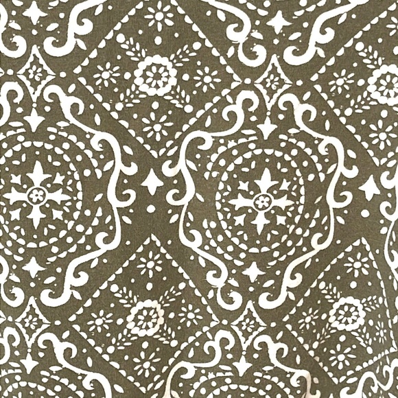 Belle by Kim Gravel Elastic Waist Tie Top Size L - Picture 3 of 6